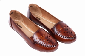 Clear Flat Jelly Shoes LADIES FLAT LEATHER BELLY 996113