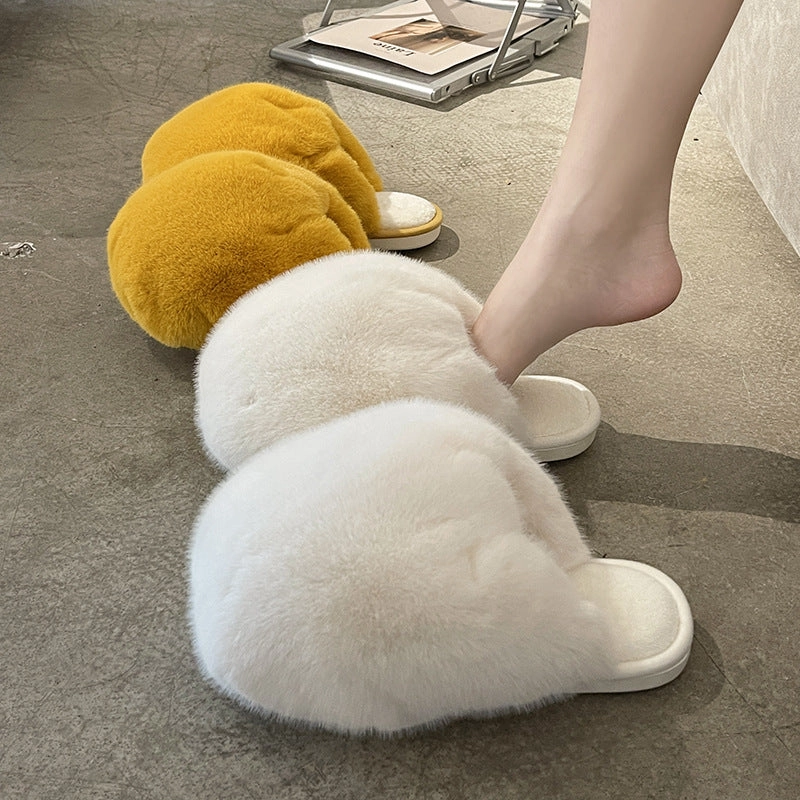 Ladies Slippers Autumn Winter Plush Warm Slippers Shoes for Indoor Outdoor Other Names For Slippers