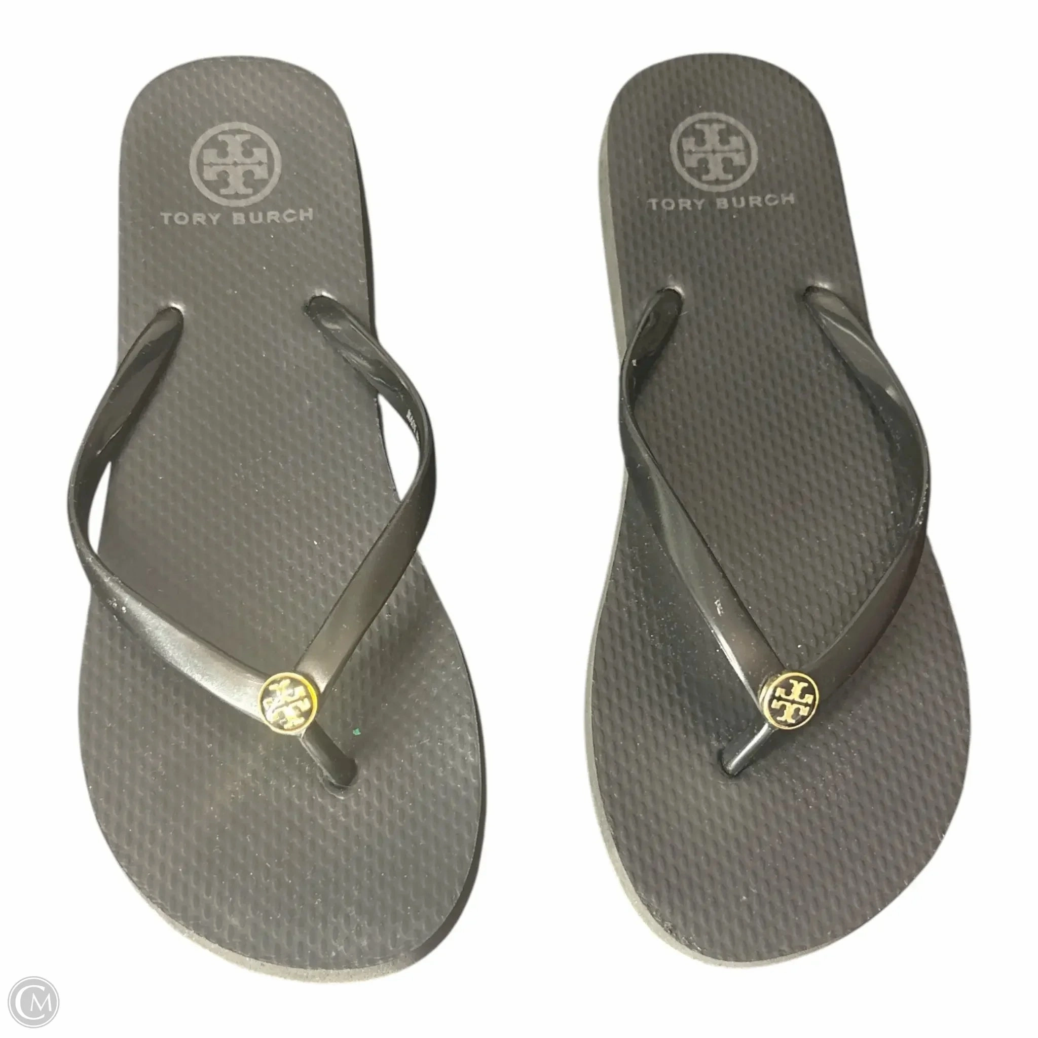 Sandals Designer By Tory Burch In Black, Size: 8.5 Teacher Flip Flops