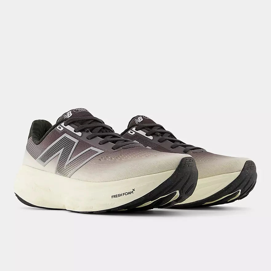 New Balance Fresh Foam X 1080v14 Wide (D) Women's - Black Cement/Angora/Silver Metallic Fleet Feet Running Shoes