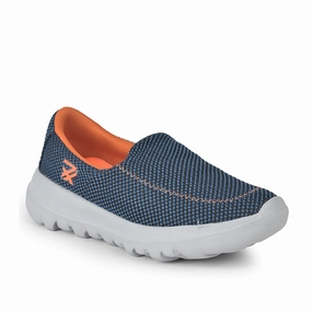 Leap7x Non Lacing Sports Shoes For Ladies (T.Blue) OLIVIA By Liberty Casual Vegan Shoes
