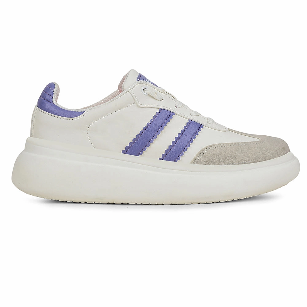 Most Comfortable Fashion Sneakers Leap7x Purple Casual Sneakers For Women BELEXI-1E By Liberty