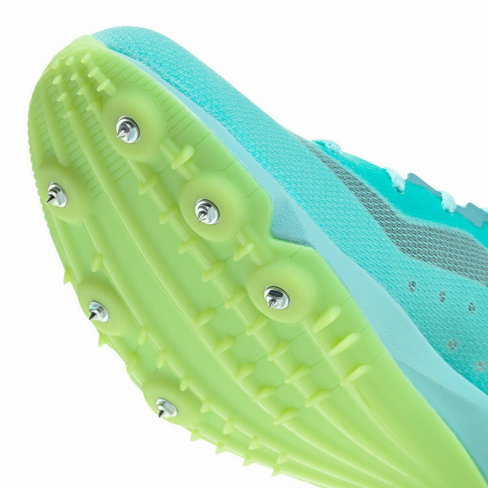 Distancestar Running Spikes Flash Aqua / Cloud White / Lucid Lemon Adidas Football Referee Shoes