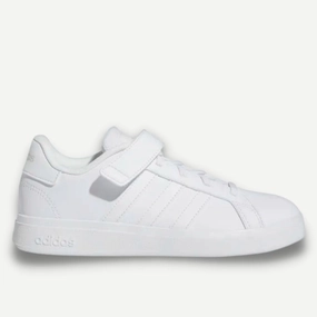 Adidas Baby Shoes adidas Grand Court Elastic Lace and Top Strap Kids Sneakers