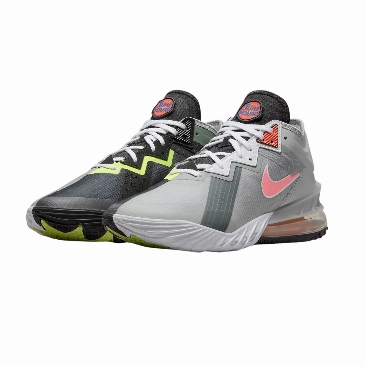 Lebron XVIII Low Light Smoke Grey Sunset Pulse Asics Hybrid Shoes