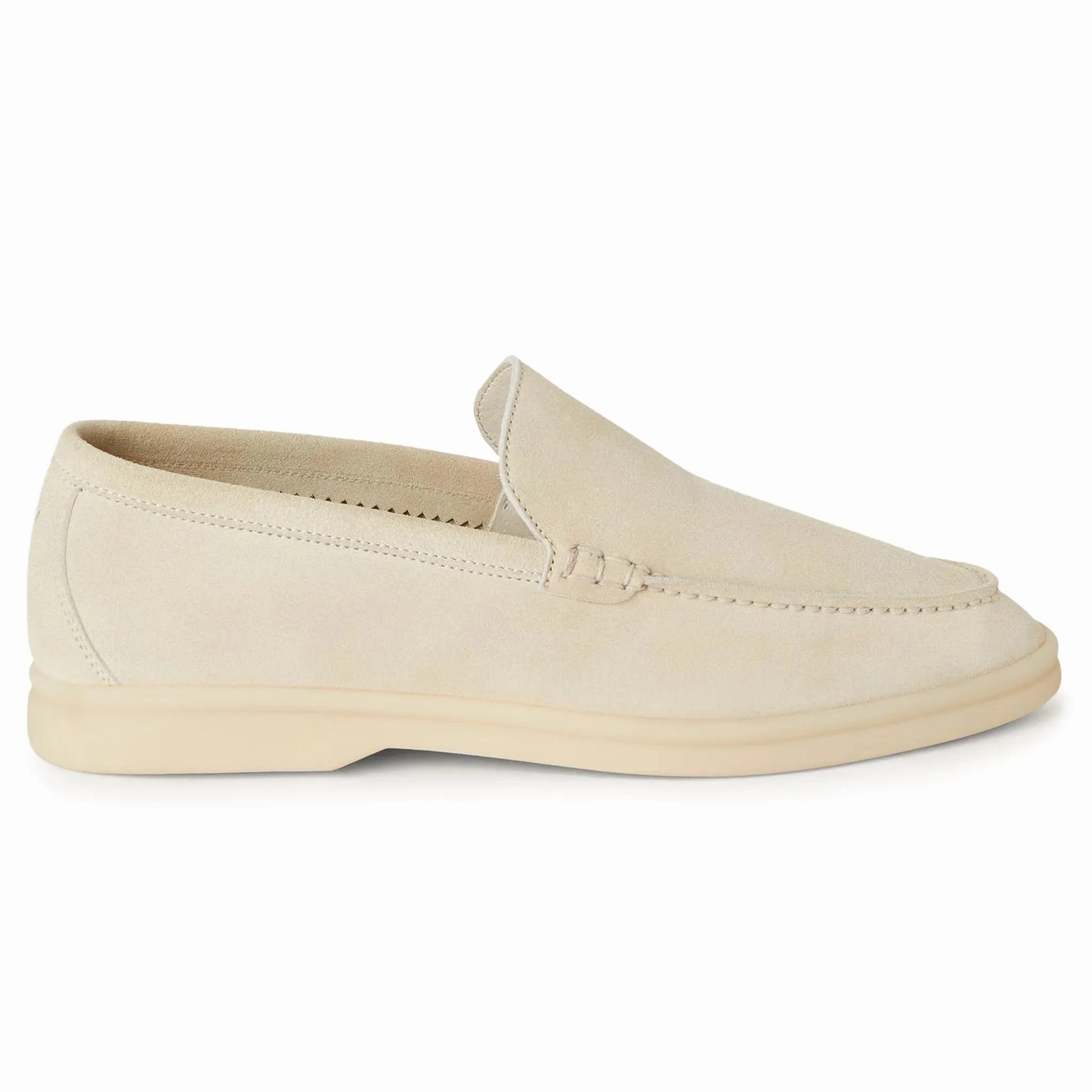 Loafers Too Big Loro Piana Summer Walk Suede Nougat Loafers