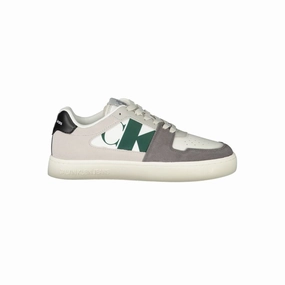 Waffle Debut Sneakers Calvin Klein White Polyester Men Sneaker