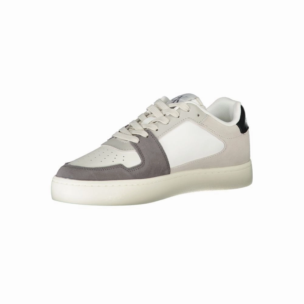 Calvin Klein White Polyester Men Sneaker Hiking Sneakers