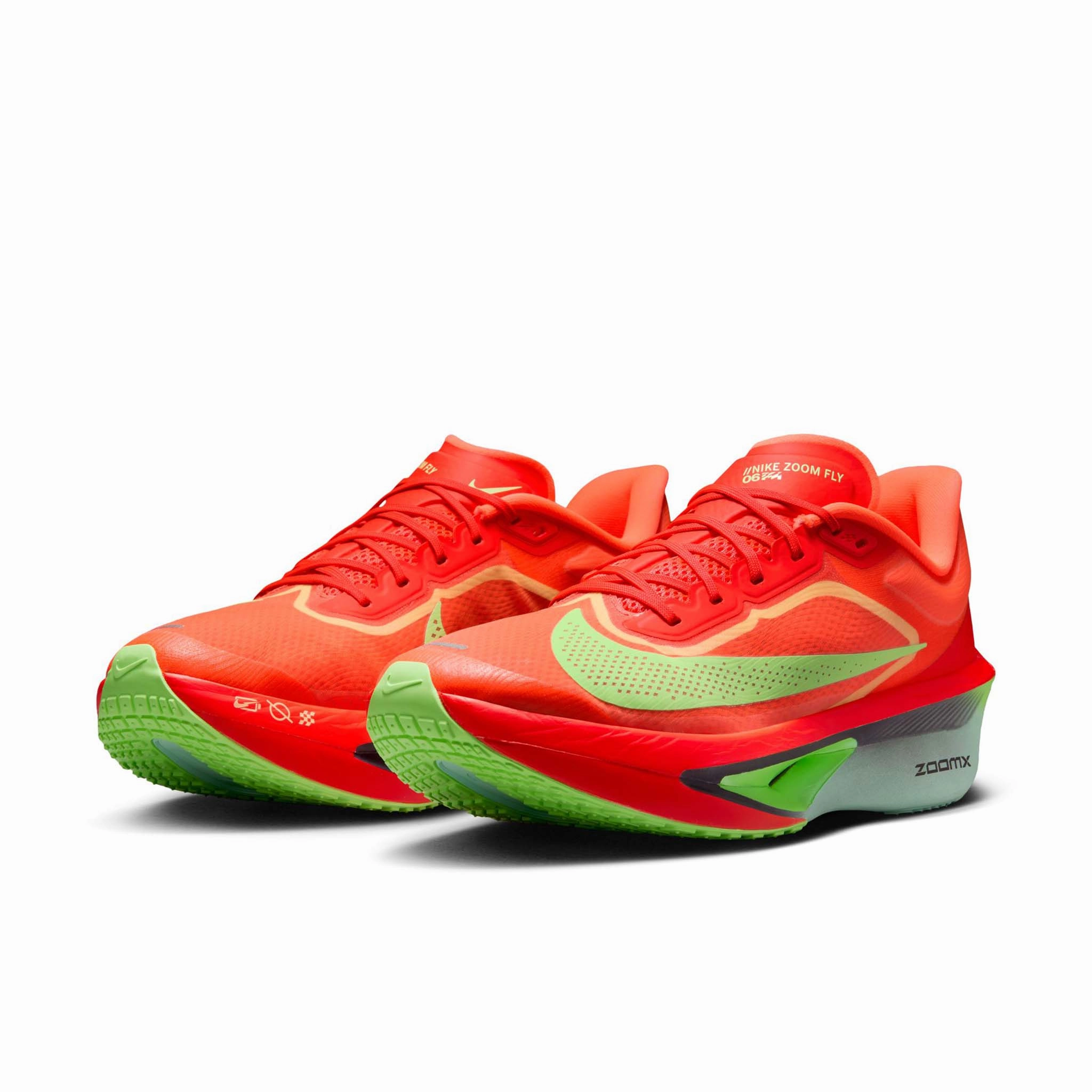 Nike | Men's Zoom Fly 6 Road Running Shoes - Bright Crimson Shoes Like Asics Gel Cumulus