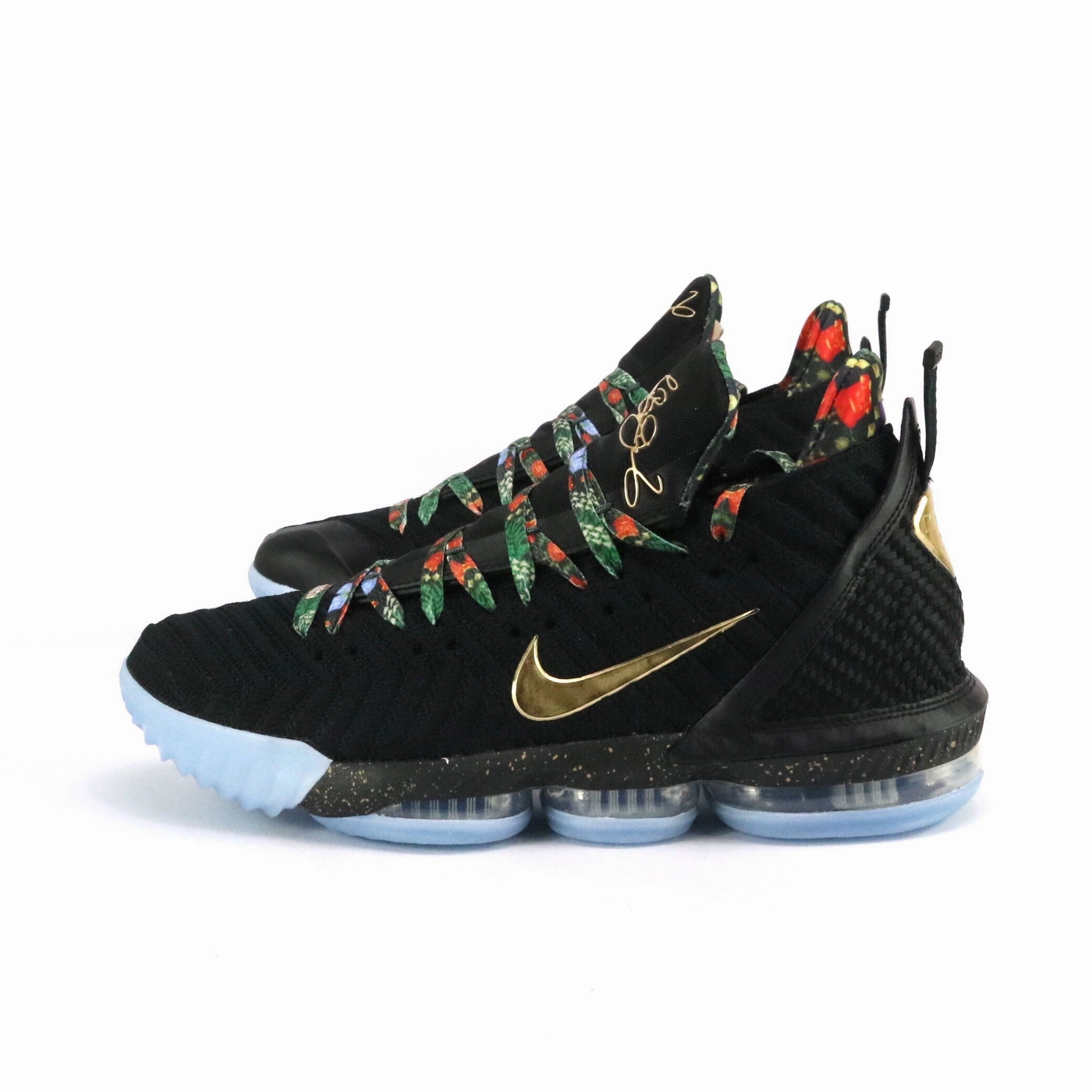 Asics Best Walking Shoes For Flat Feet Lebron 16 KC Watch The Throne Black Metallic Gold Rose Frost
