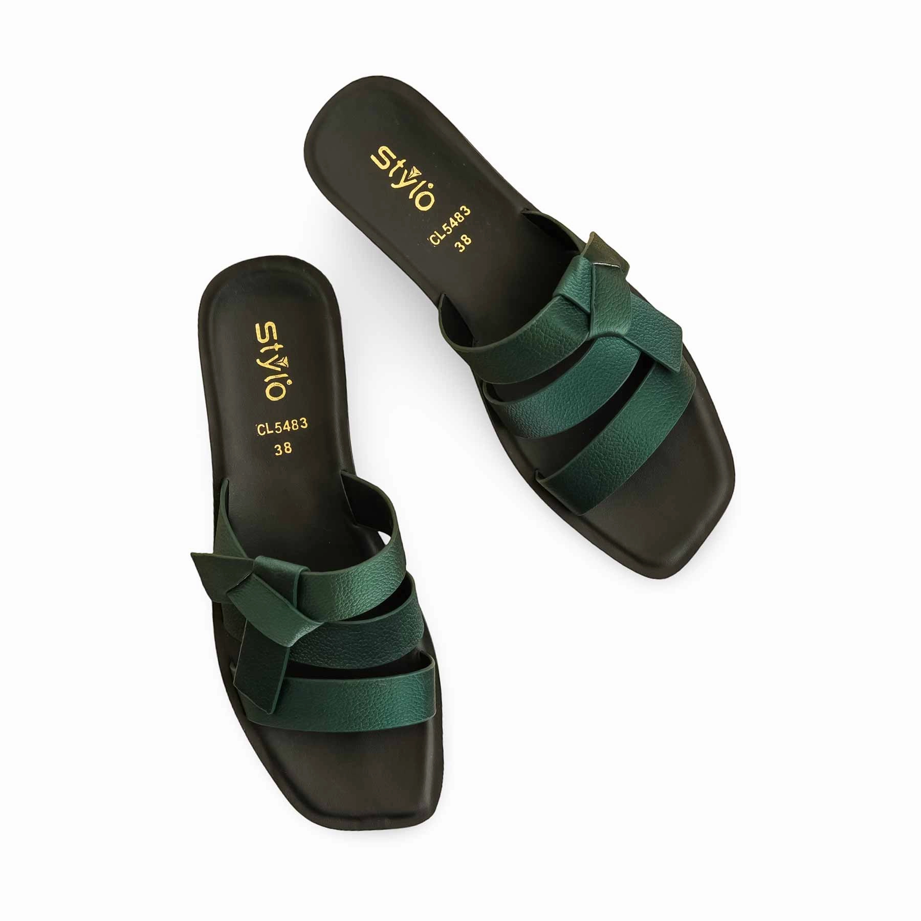 Green Casual Softy CL5483 Steel Toe Business Casual Shoes