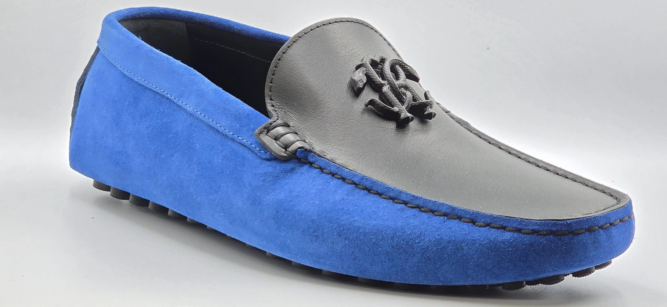 Bottoms Loafers 9106 Roberto Cavalli Loafers / Blue - Black
