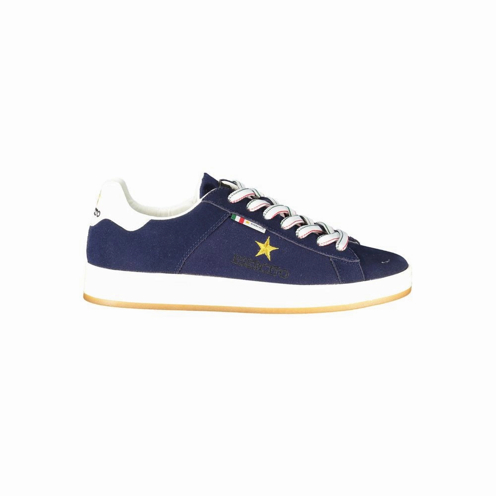 Esercito 1659 Blue Leather Men Sneaker Newest Sneakers