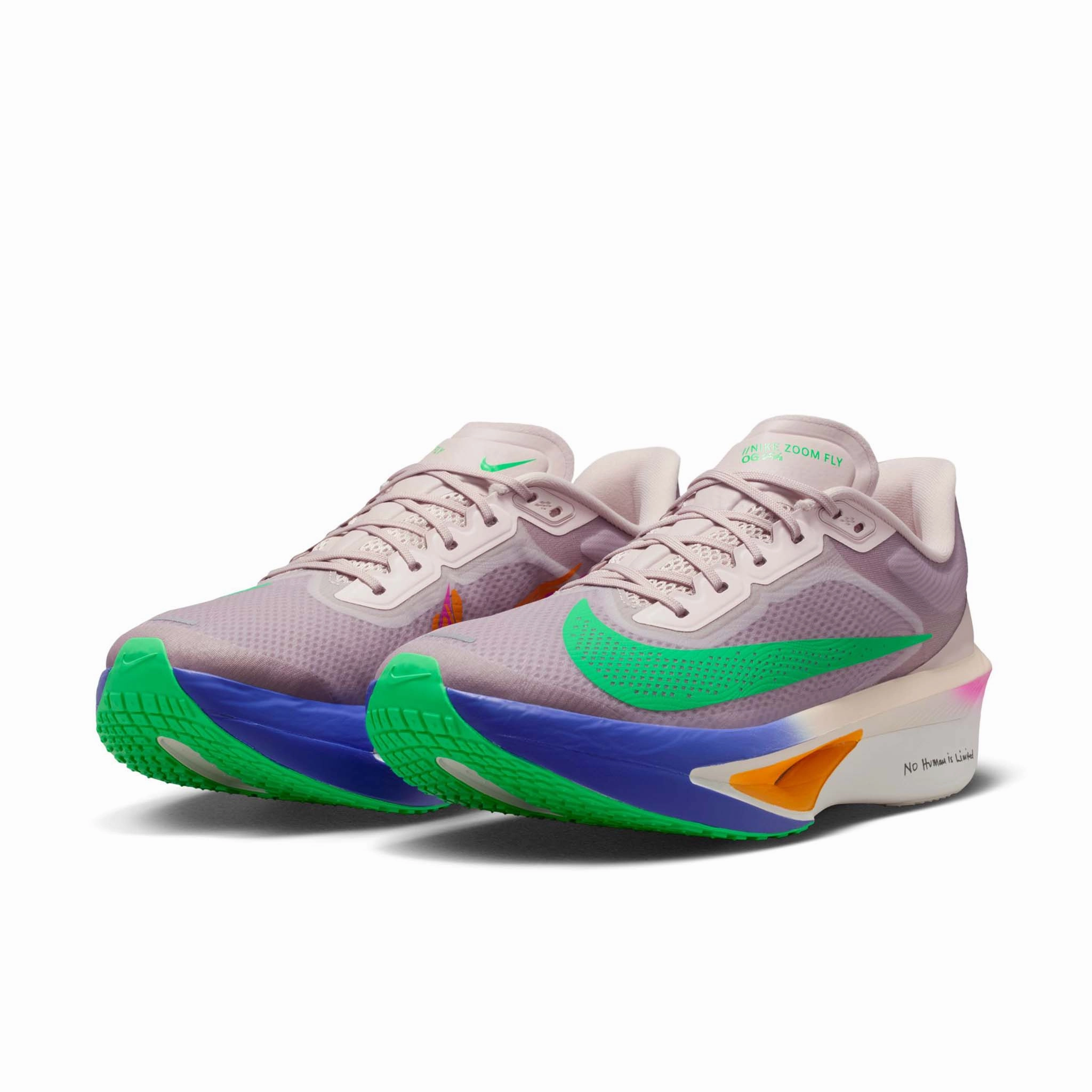 Nike | Men's Zoom Fly 6 "Eliud Kipchoge" Road Running Shoes - Silt Red/Green Shock-Persian Violet Custom Fit Running Shoes Asics