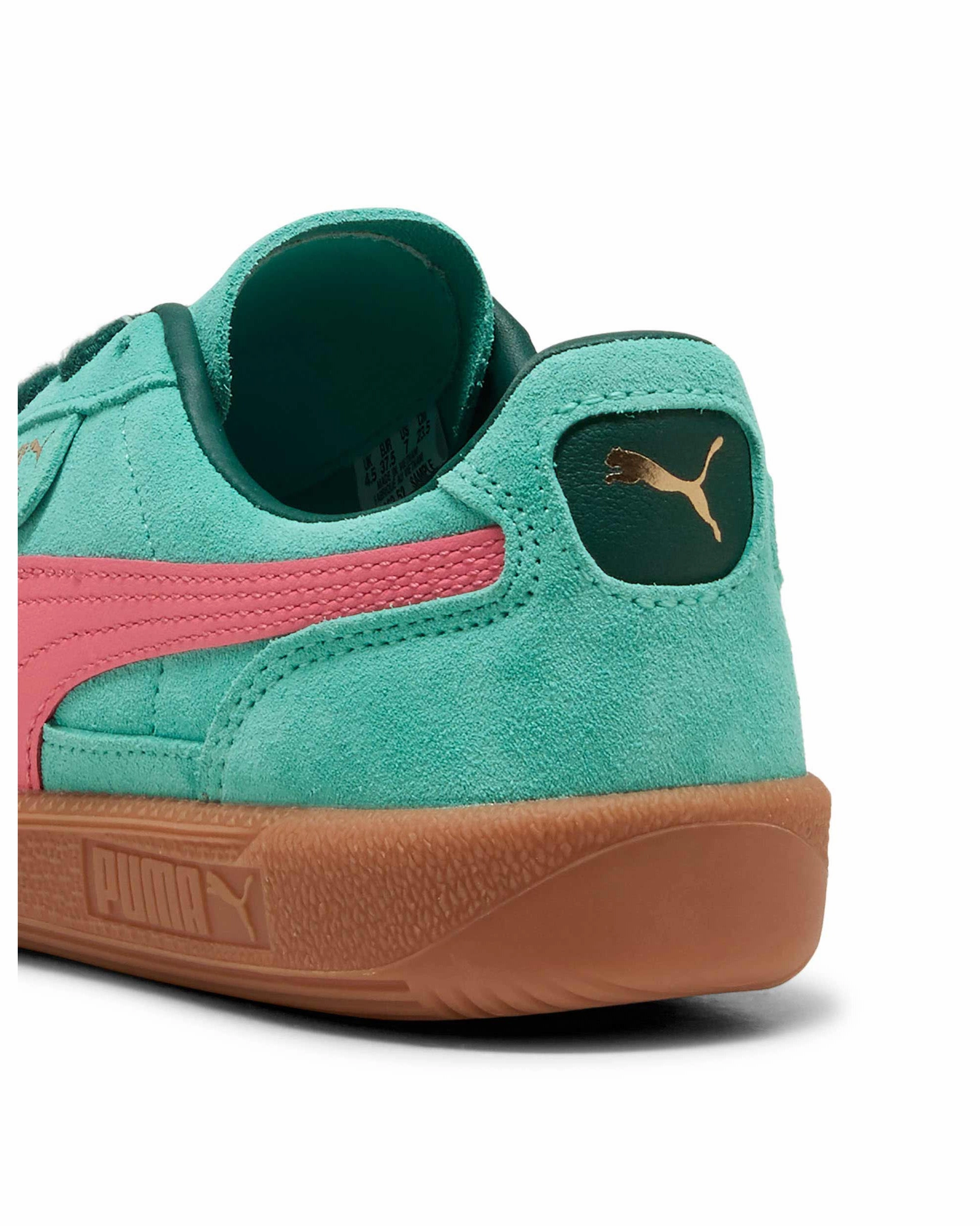 Asics Retro Running Shoes Puma Palermo Leather Sneaker - Aquatic/Dark Myrtle