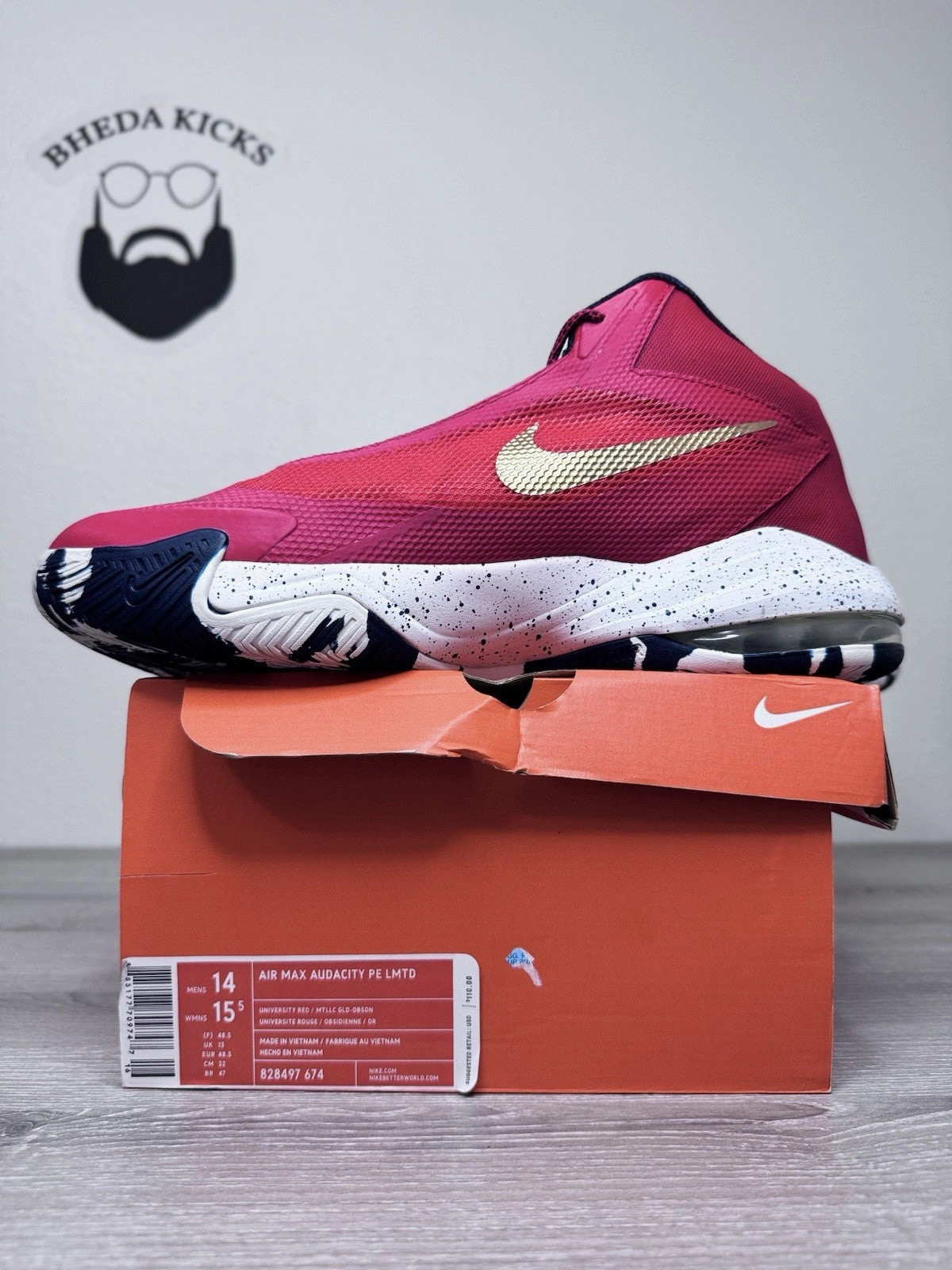 Find The Right Asics Running Shoe Size 14 - Nike Air Max Audacity PE All-Star Red Anthony Davis 828497-674 Mens