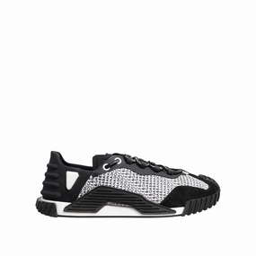 Custom Made Sneakers Dolce & Gabbana Black Logo Lace Up Low Top NS1 Sneakers Shoes