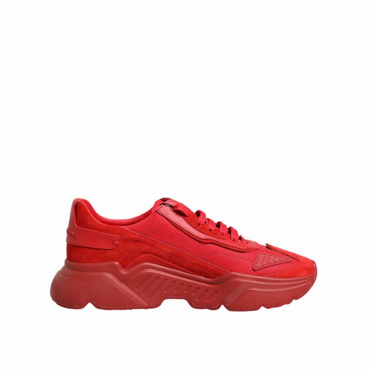 Somiliss Sneakers Dolce & Gabbana Red Leather Daymaster Low Top Sneakers Shoes