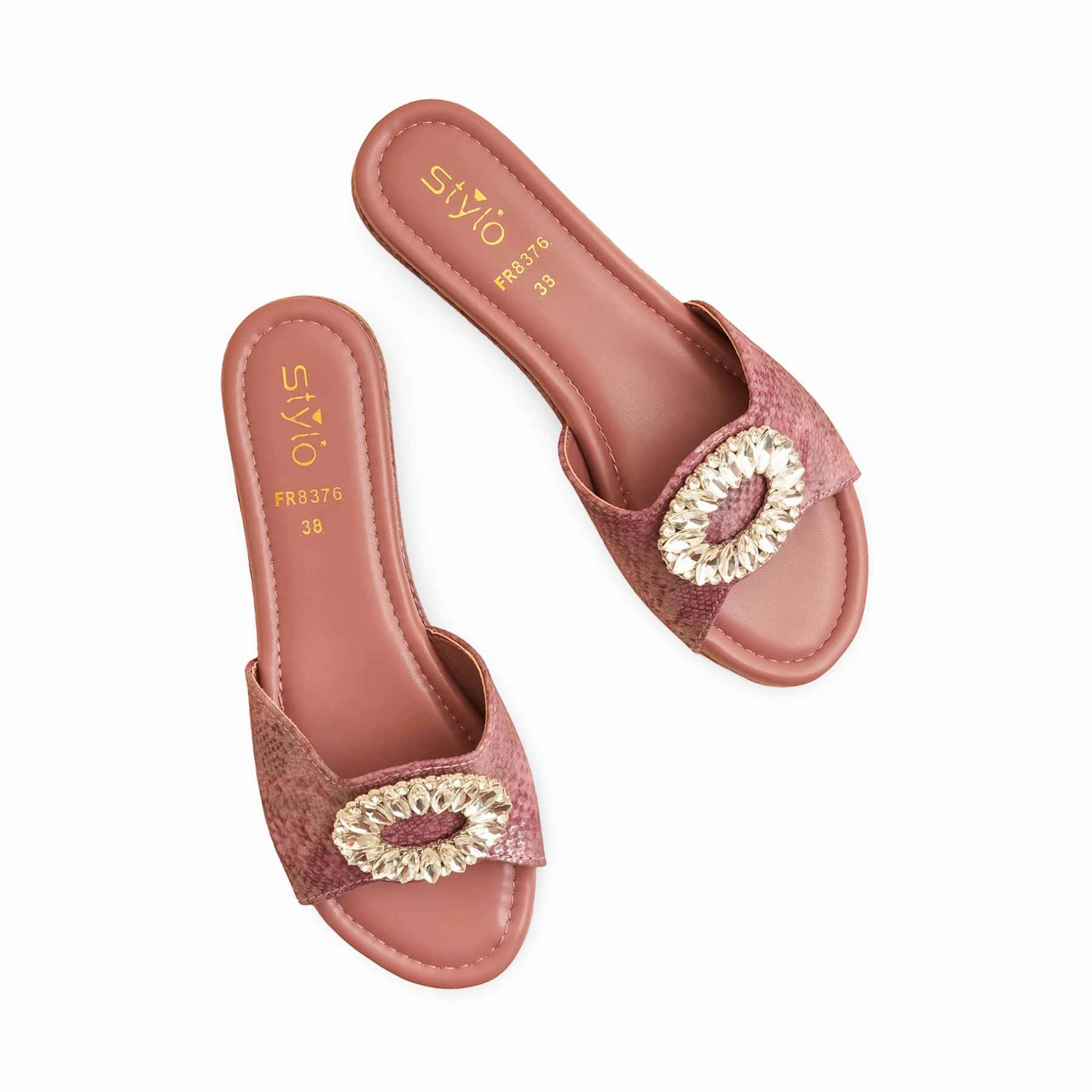 Lilac Formal Slipper FR8376 Good Support Slippers
