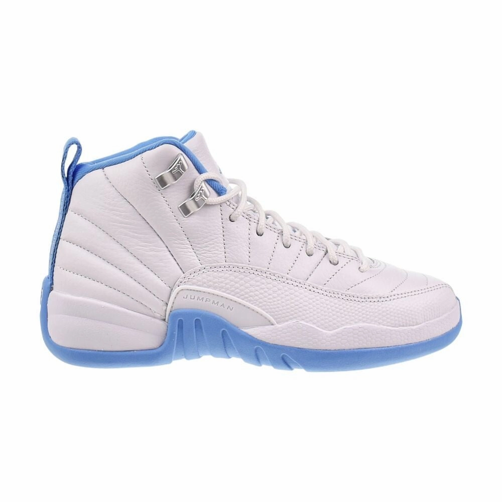 Asics Shoes Authentication Air Jordan 12 Retro (GS) "Melo" Big Kids' Shoes White/University Blue