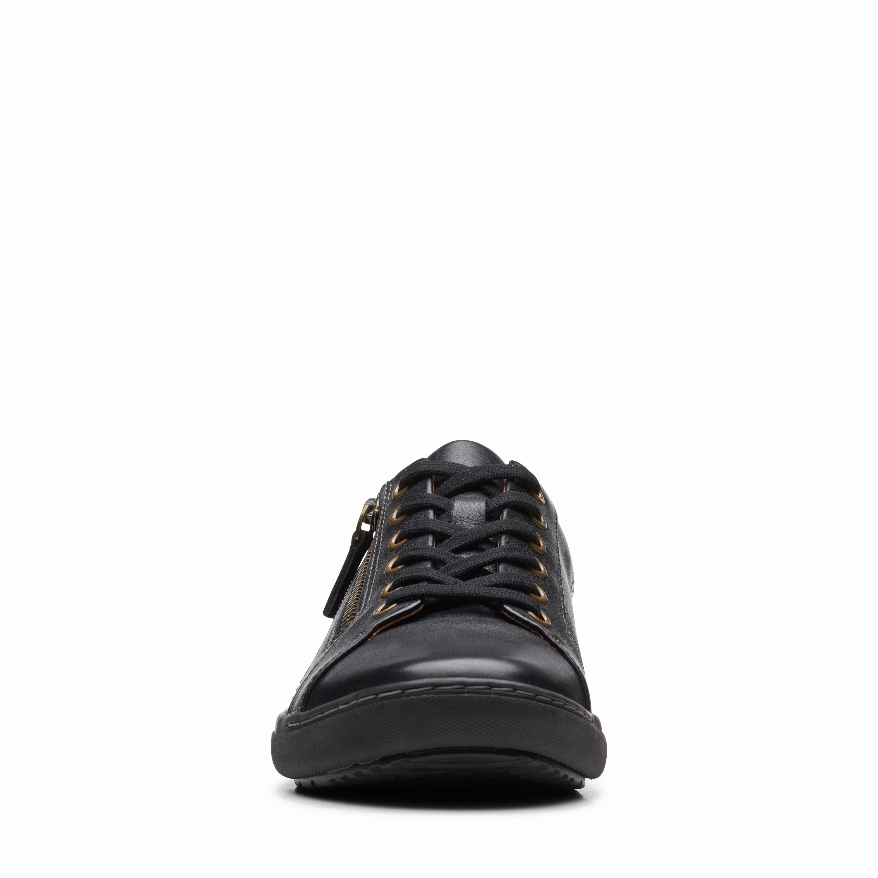 CLARKS | CASUAL SHOES | WOMEN | NALLE LACE BLACK/BLACK | BLACK Sneakers With Platform