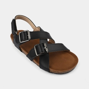 Turkey Leg Slippers Boys Sandal H1040-512-BLACK
