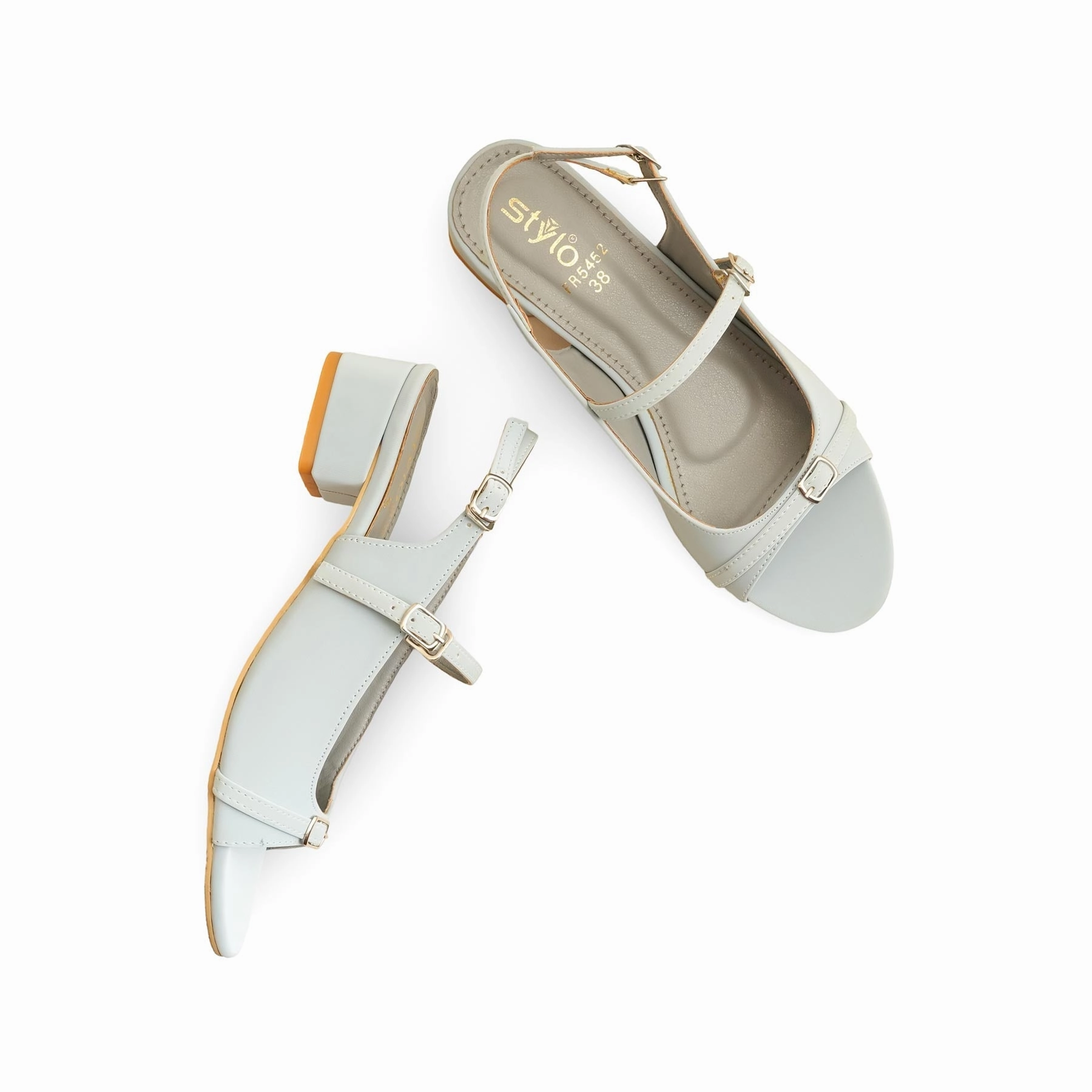 Sky Blue Formal Sandal FR5452 Lightweight Slippers For Travel