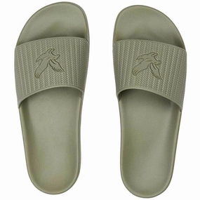 Sea Turtle Flip Flops Lyle And Scott Thomson Pool Sliders - Vetiver Olive