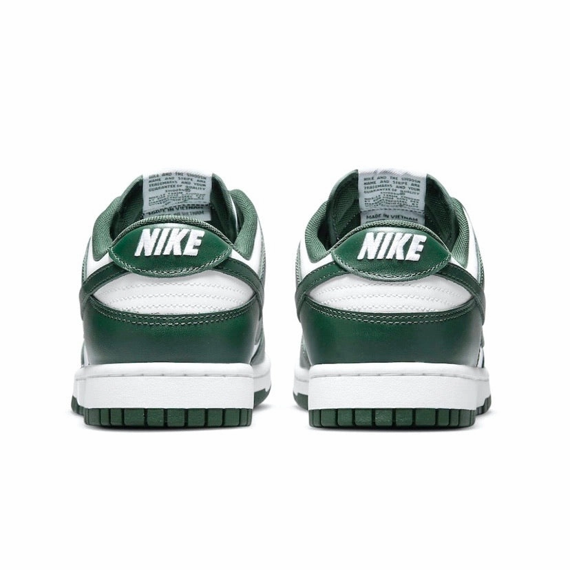 Nike Dunk Low Spartan Green Michigan State Team Green Weightlifting Shoes Asics