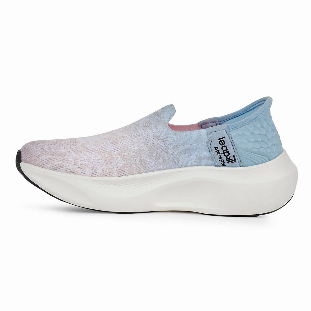 Comfy Running Shoes Leap7x Sports Sky Blue Walking Shoes For Women EAZYGO-5L By Liberty