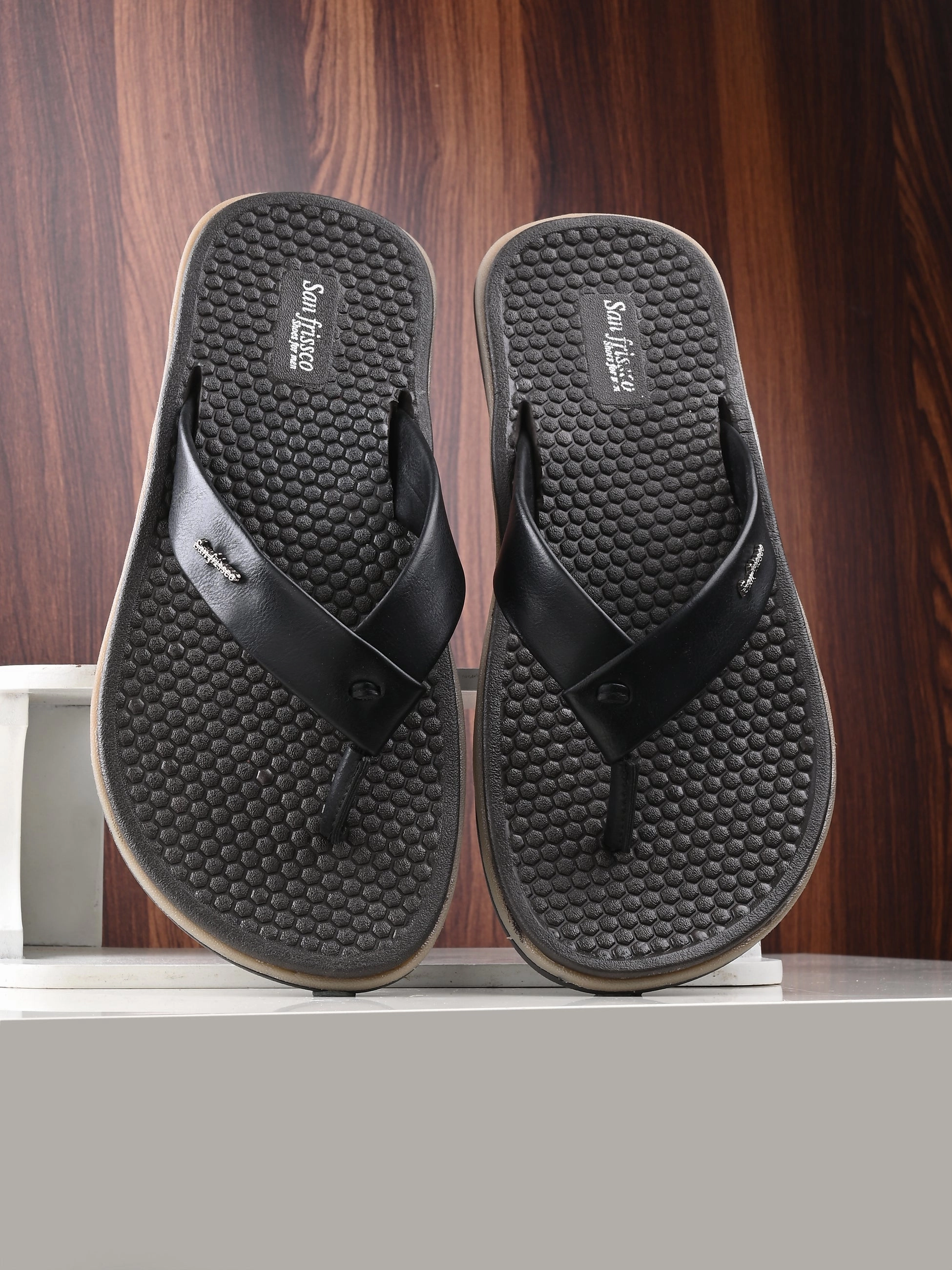 Matrix Black Casual Slippers Comfy Slides