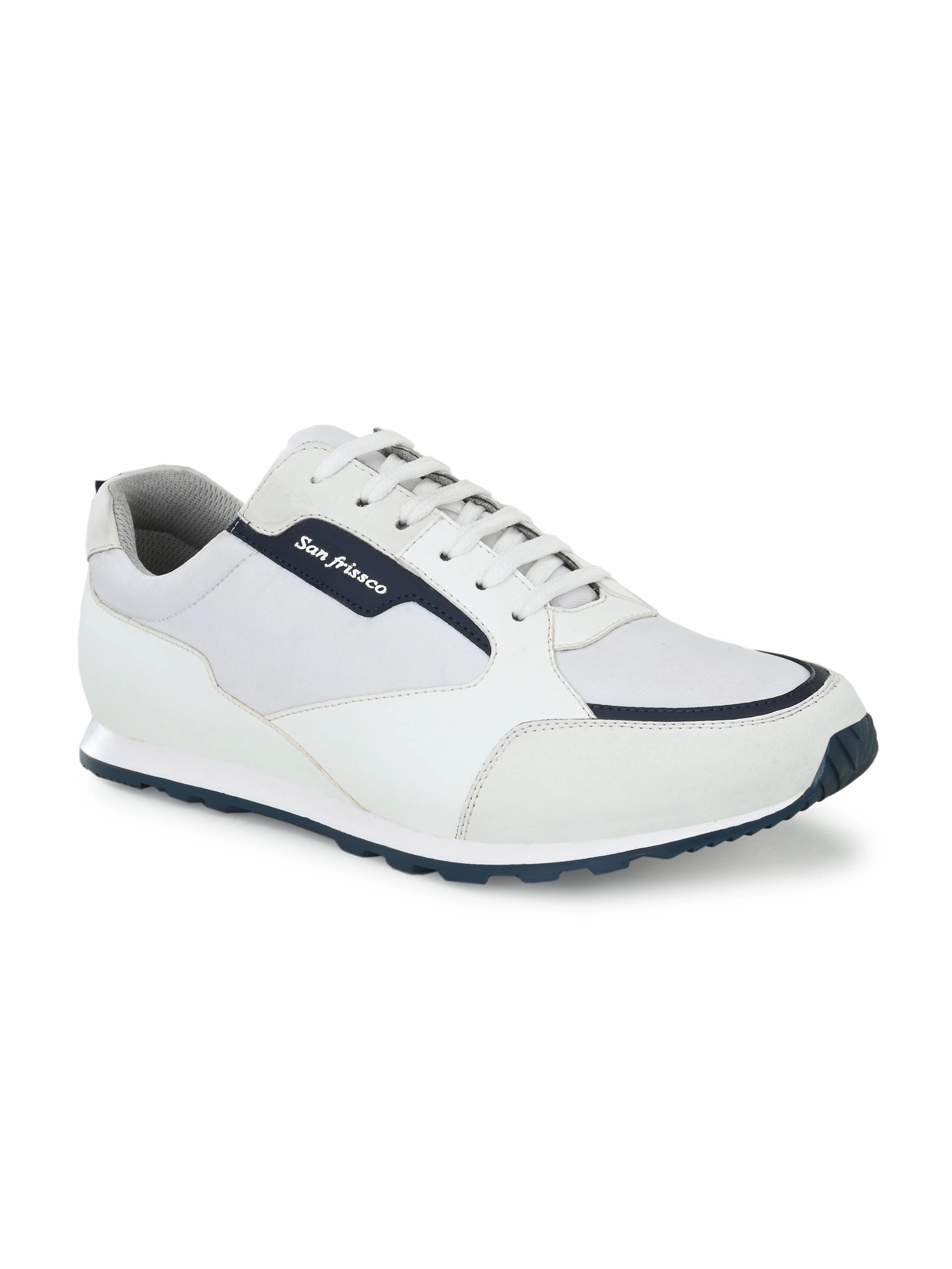 Maverick White Casual Trainers Genuine Leather Oxford Casual Shoes