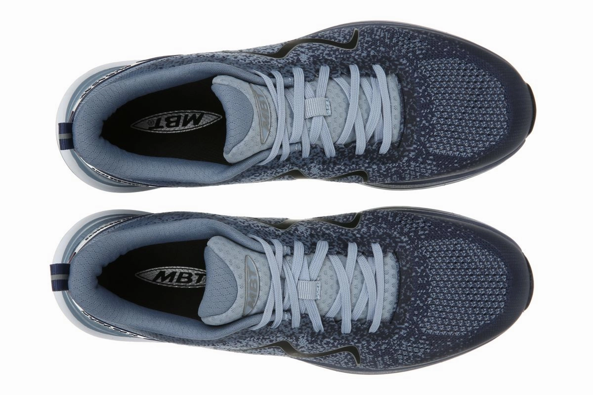 MBT HURACAN 3000 LACE UP Grey/Light blue - Men's Running and walking shoes Running Shoes Buying Guide