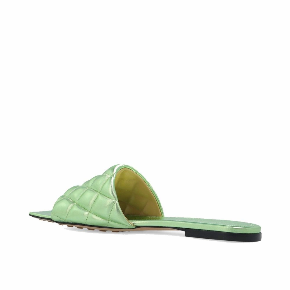 Bottega Veneta Green Calfskin Sandals Sandals Prices