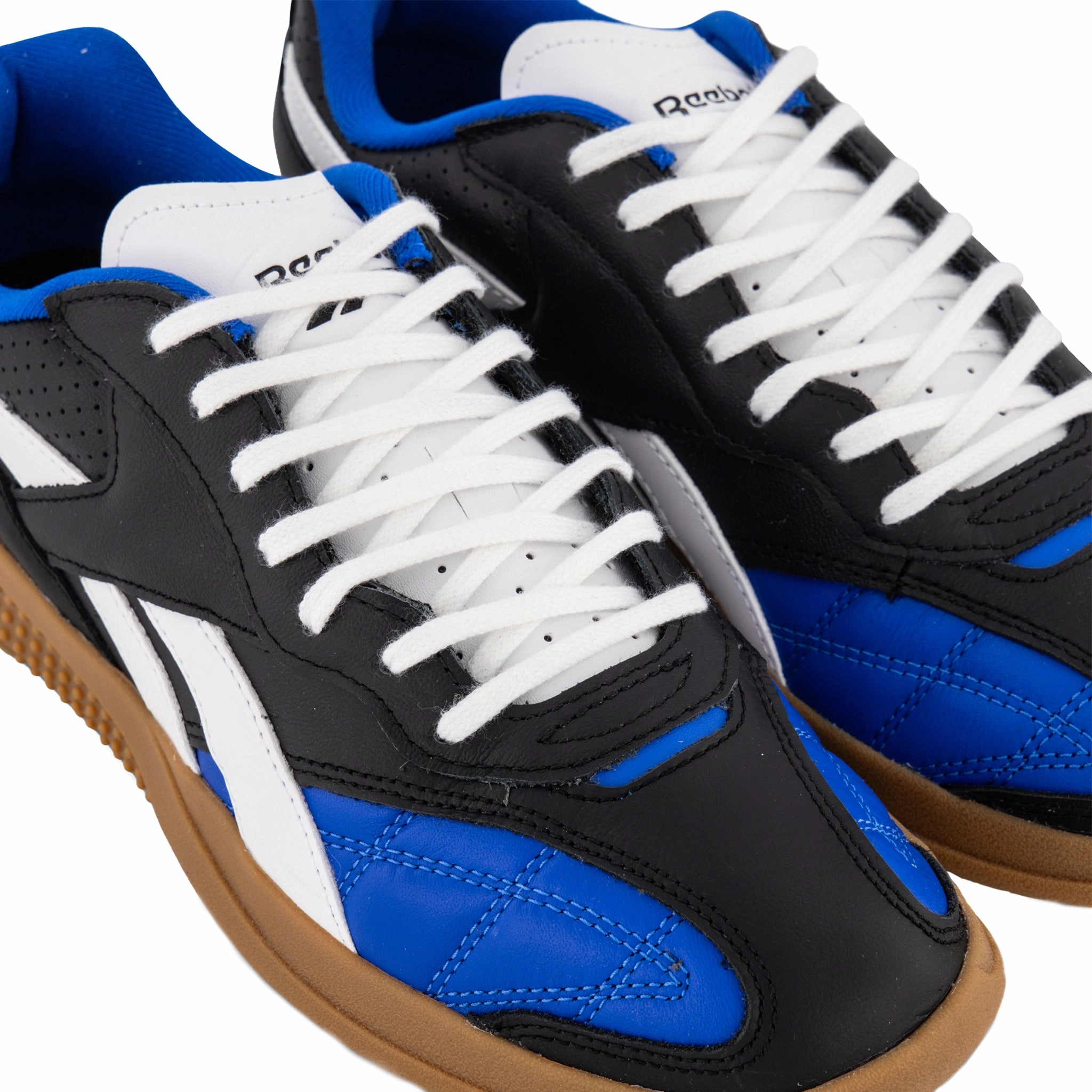 Men's Reebok Hammer Street - Black/Blue/Gum Split Sole Dance Sneakers