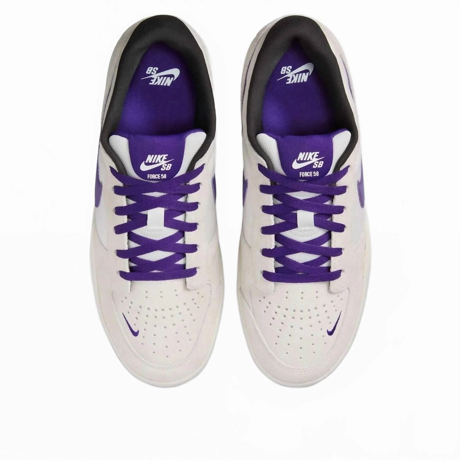 Asics Wrestling Shoes Cael V4 0 Men's Sb Force 58 Vikings Away Skate Shoes In Phantom/court Purple-Summit White
