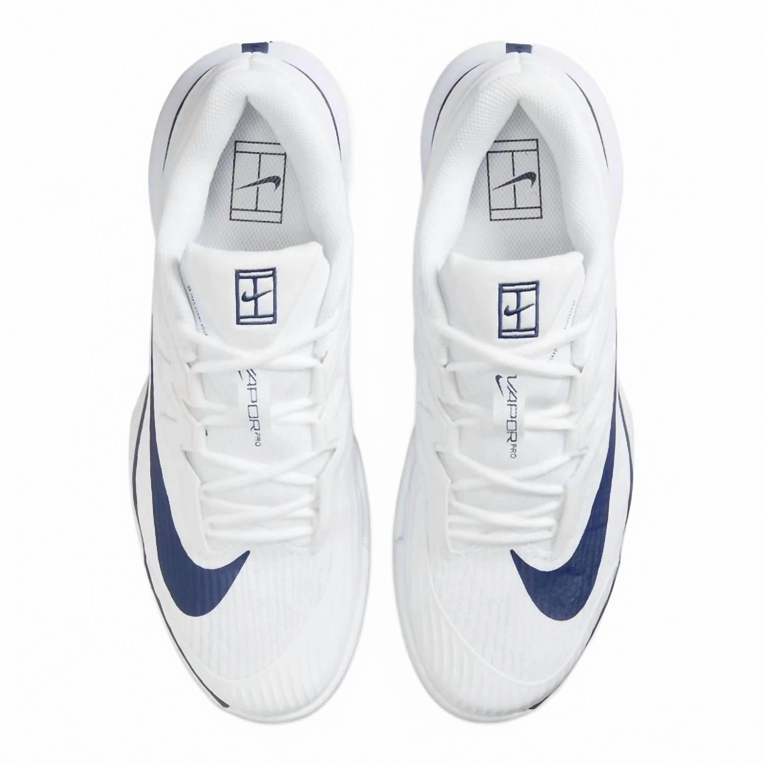 Asics Gel-kayano 22 Lite Show Running Shoe Men's Zoom Vapor Pro 3 Premium Hard Court Tennis Shoes In White/midnight Navy