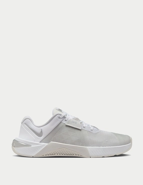 Best Asics Shoes For Weightlifting Metcon 10 Shoes - White/Platinum Tint/Wolf Grey/Metallic Silver