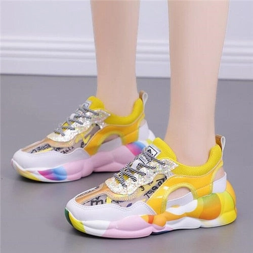 Flow Runner Sneakers Mhysa 2019 New Women Sneakers Fashion Comfortable