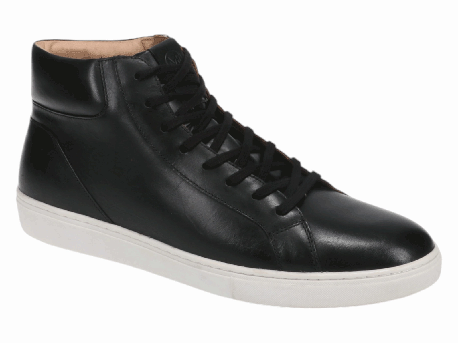 Wide Width Casual Shoes Michael Ellis Bennett High-Top Sneaker Black