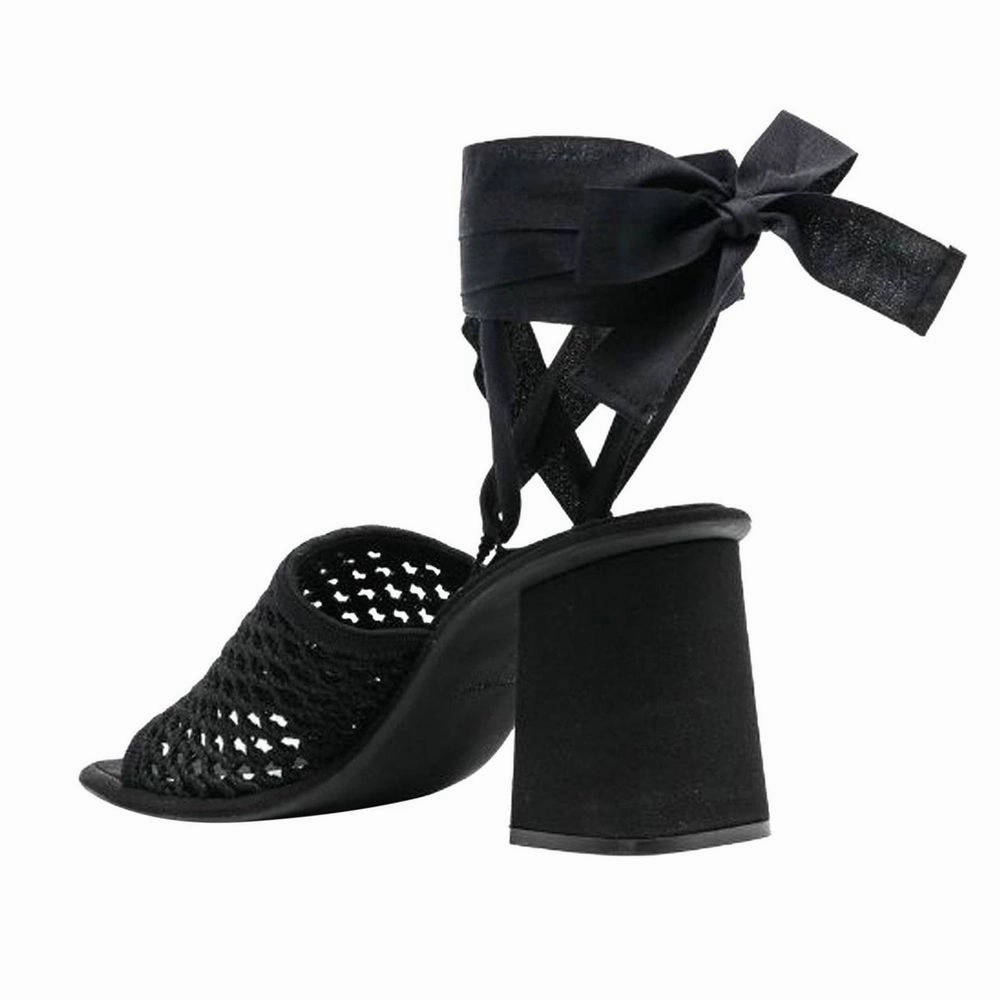 Miu Miu Black Fabric Strap-On Sandals Sandals All Inclusive Jamaica
