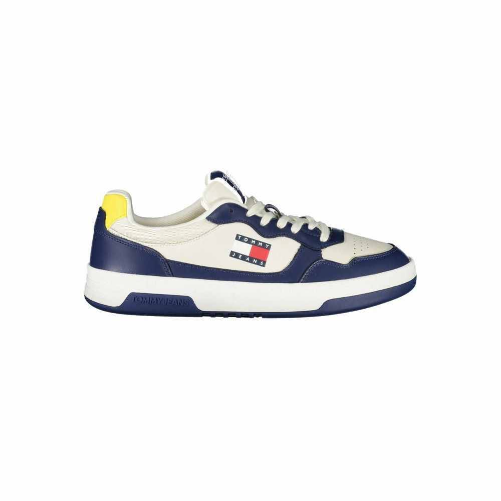 Tommy Hilfiger Blue Polyethylene Men Sneaker Wedge Heel Sneakers