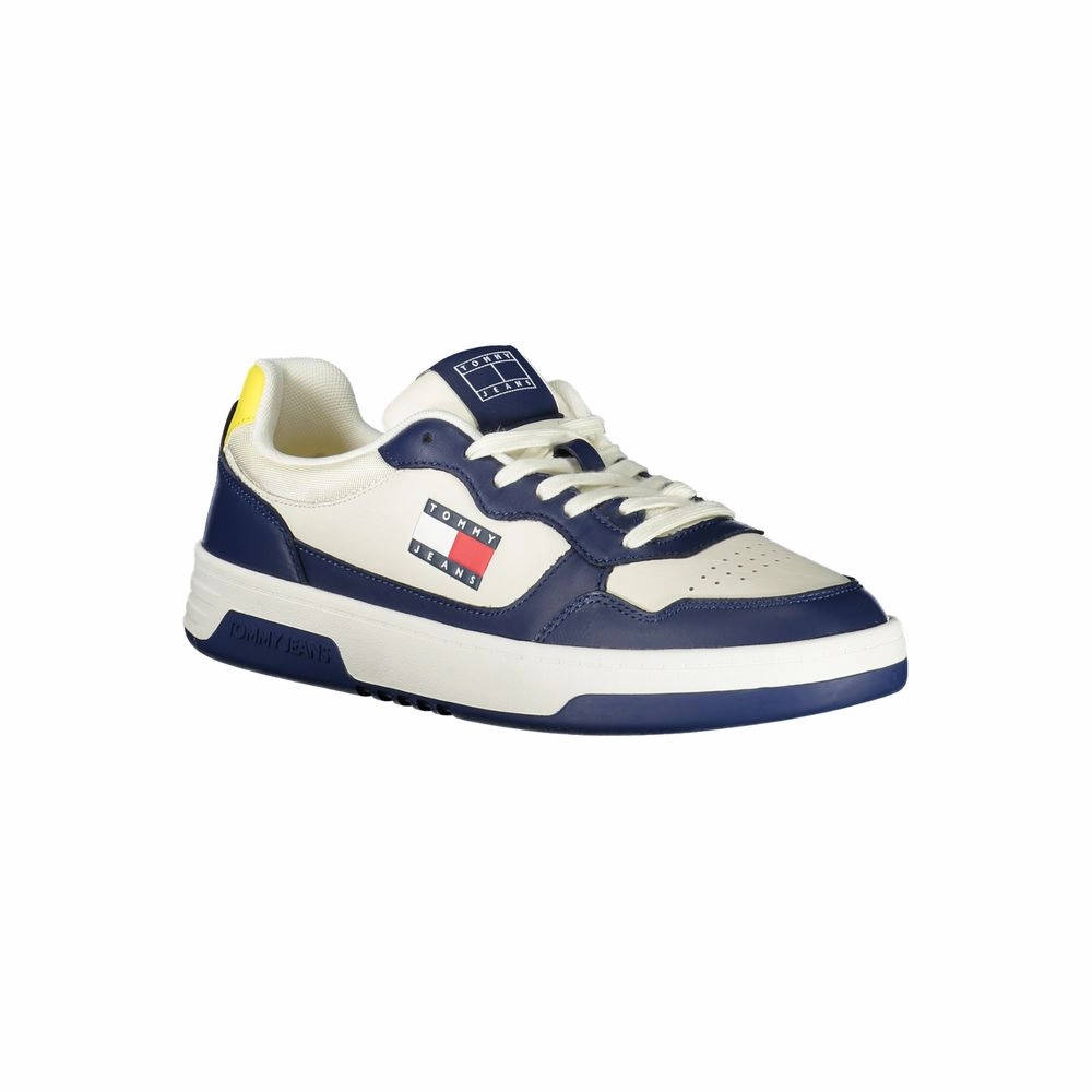 80s High Top Sneakers Tommy Hilfiger Blue Polyethylene Men Sneaker