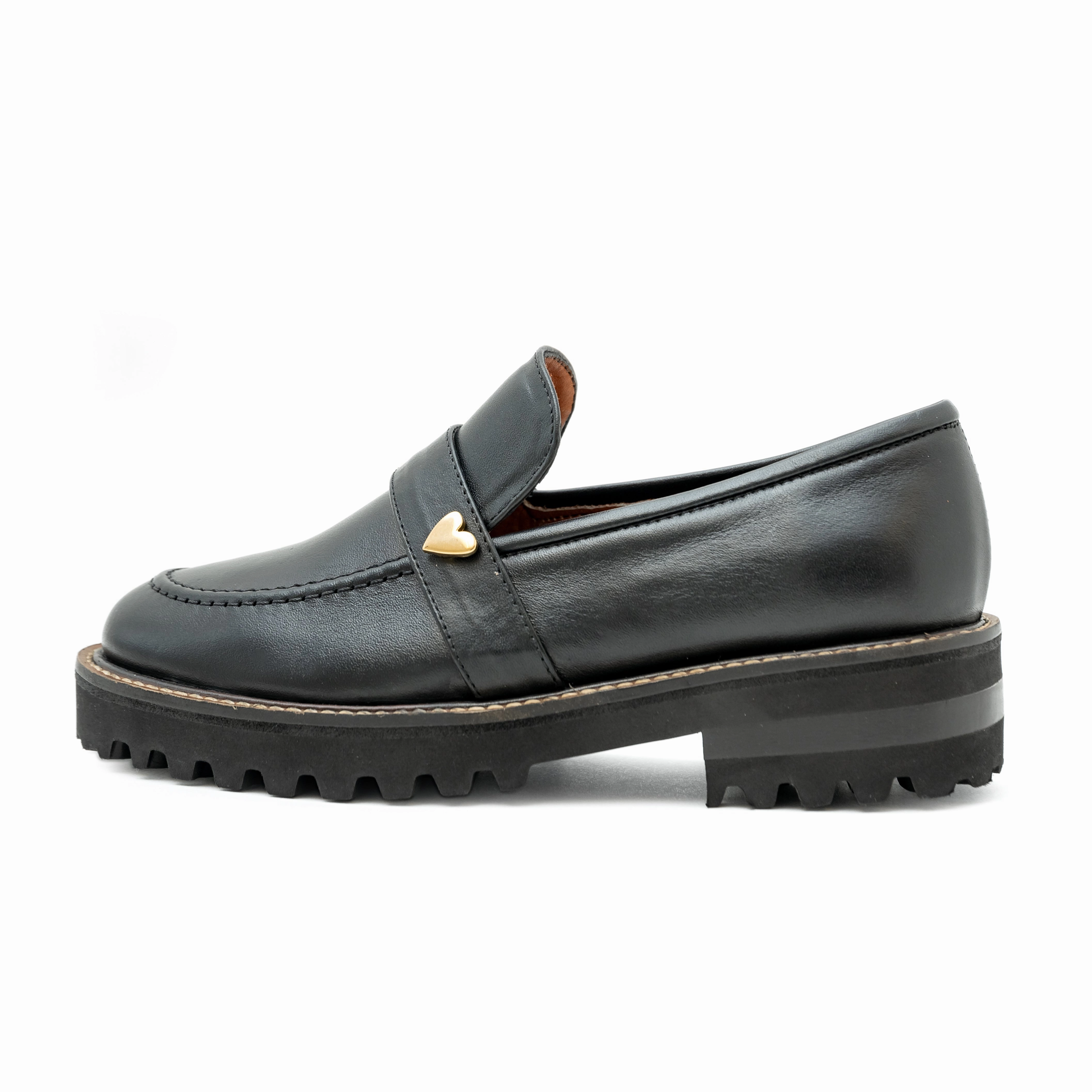 Asos Slip On Loafers Monique Loafers - Black [ NO RETURN - NO EXCHANGE ]