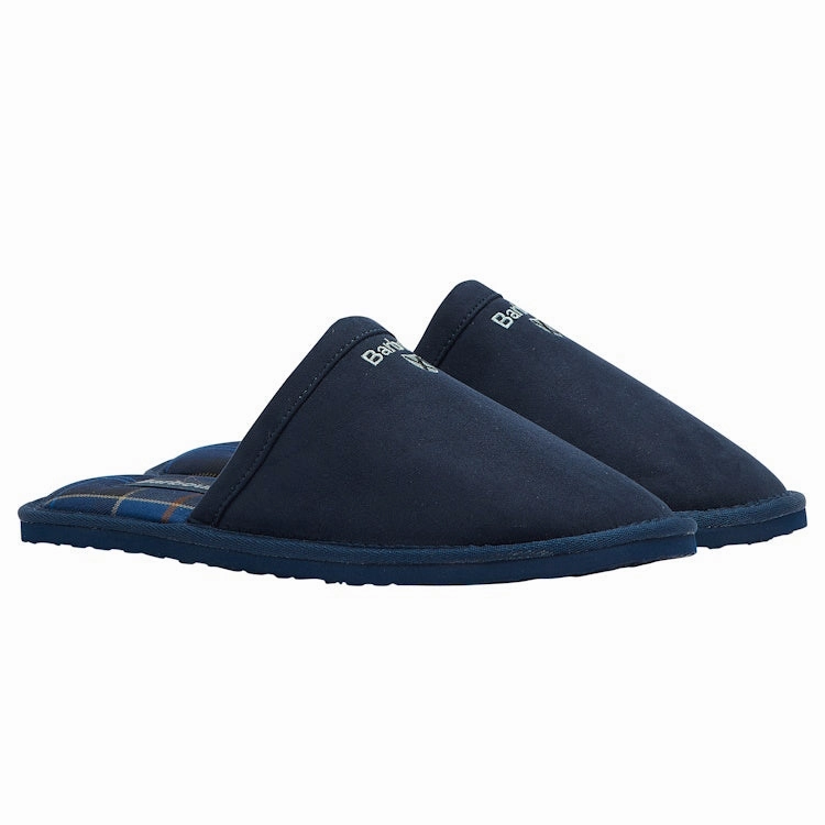 Slippers For Indoor Use Barbour Everitt Mule Slipper - Navy