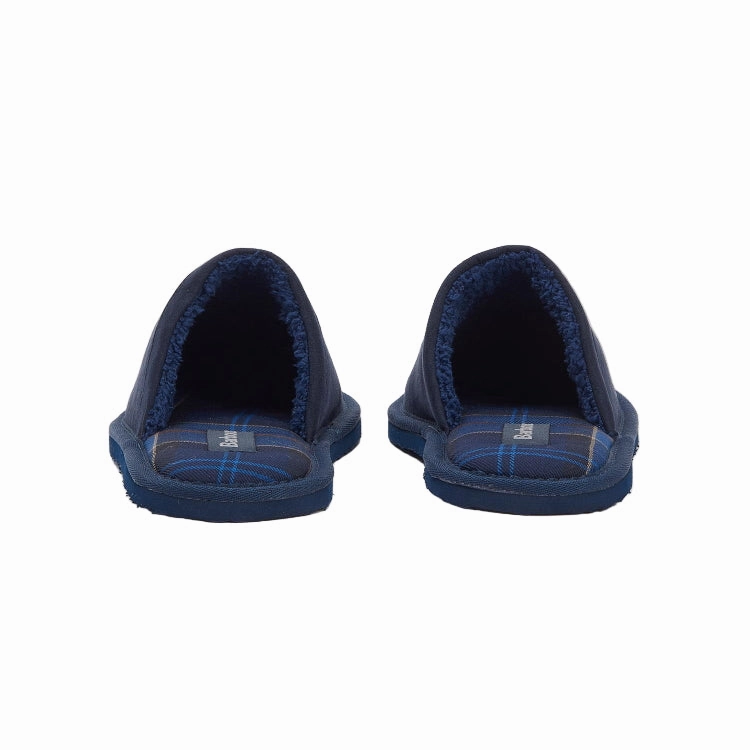 Barbour Everitt Mule Slipper - Navy Topdrawer Slippers