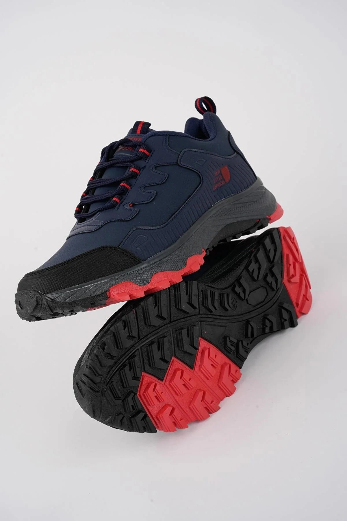 Gold Flat Shoe Laces Muggo Men's Navy Blue Guaranteed Winter Trekking Outdoor Sneaker Shoes