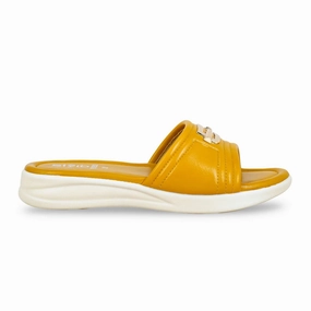 Mustard Formal Slipper PU0503 Raising Canes Slippers