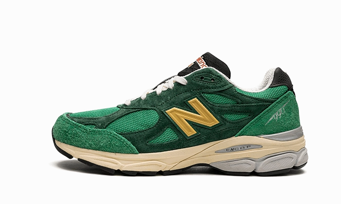 New Balance 990 V3 MiUSA Teddy Santis Green Gold New Balance Shoes Sale