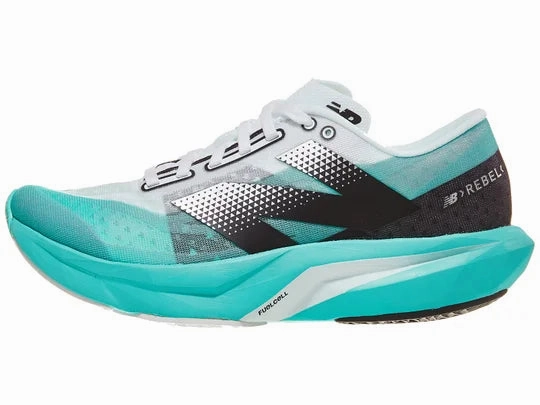 Good Running Shoes For Supination New Balance | FuelCell Rebel v4 | Women's | Cyber Jade/Black/White